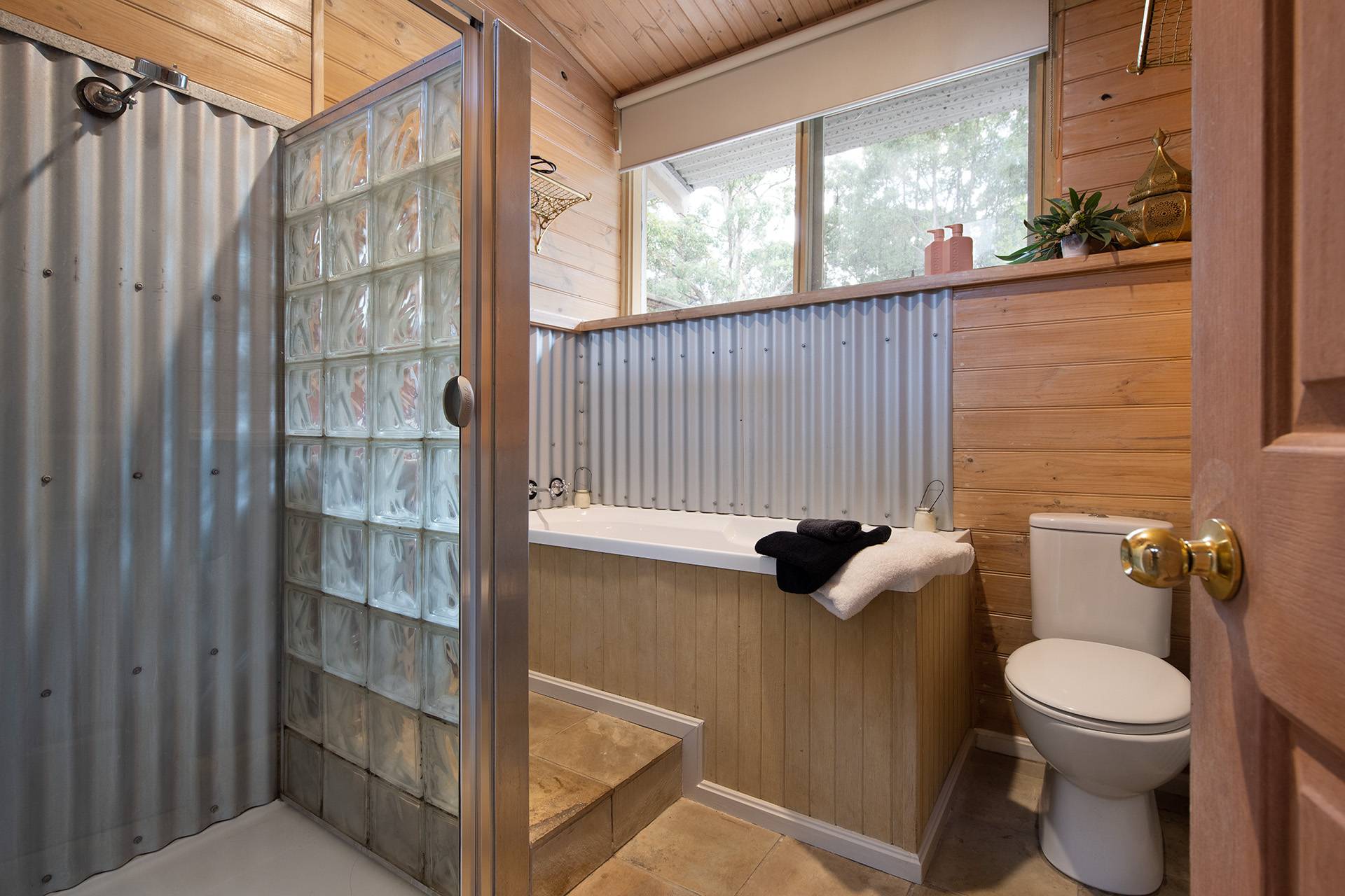 Bedroom with deck